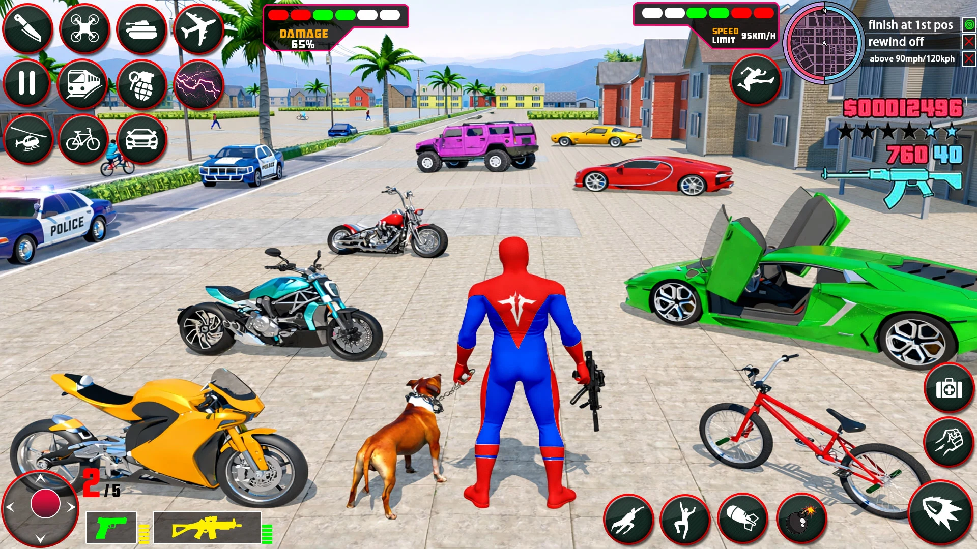 Speed Hero Flying Spider Hero screenshot